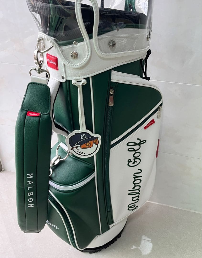 Malbon マルボンゴルフバッグ キャディバッグスタンド式 男女兼用 グリーン