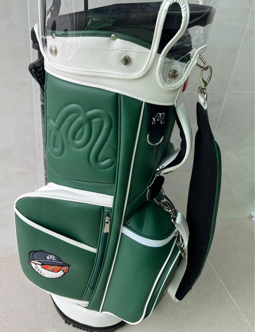 Malbon マルボンゴルフバッグ キャディバッグスタンド式 男女兼用 グリーン