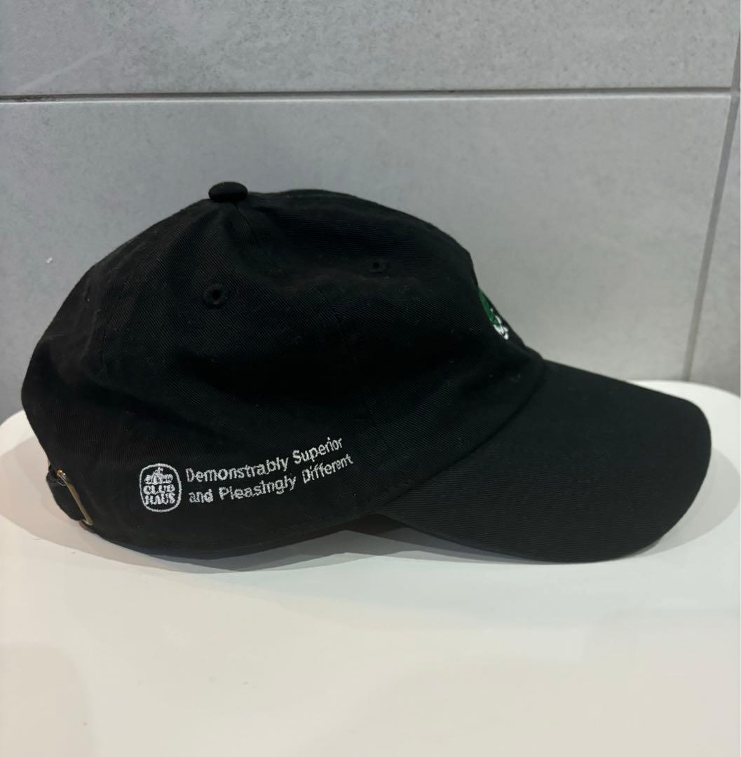 CLUBHAUS Callaway コラボ キャップ 黒 モノトーン＋グリーン
