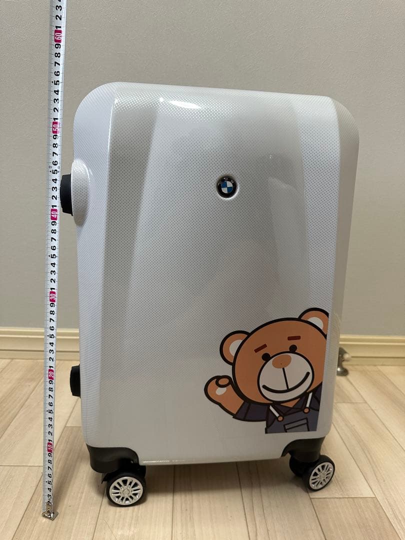 BMW ベアデザイン・ホワイトキャリーケース（機内持ち込みサイズ）