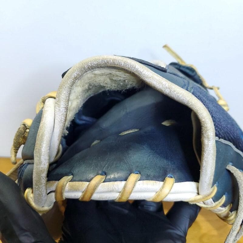 ミズノ タフィローズモデル 限定品 Mマークラベル 激レア 外野用 軟式グローブ