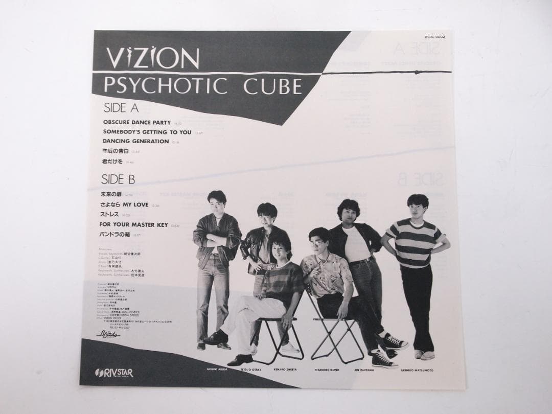 美品！見本盤 プロモ PROMO サイカティック・キューブ / ヴィジョン