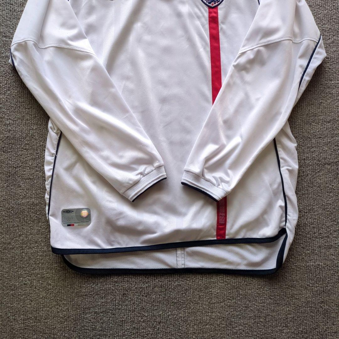 希少 アンブロ イングランド代表 長袖ユニフォーム 2003年ホーム柴田ひかりL