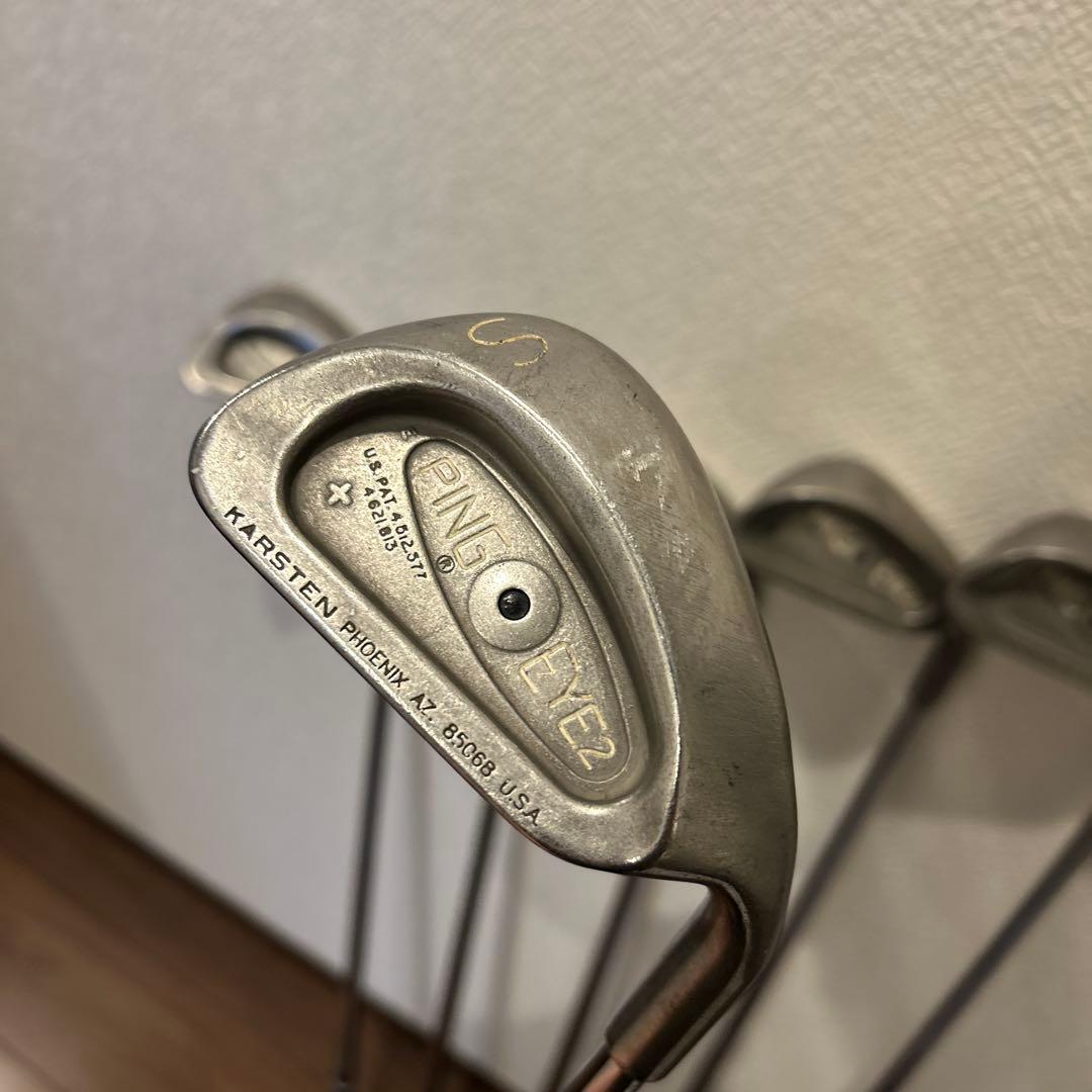 名機PING EYE2+ ピンアイ2プラス　3-9.W.S 9本　黒　ブラック