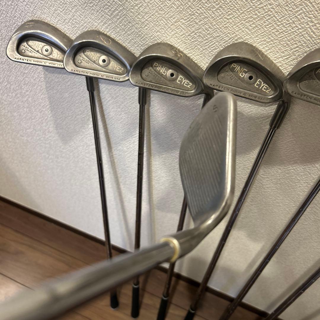 名機PING EYE2+ ピンアイ2プラス　3-9.W.S 9本　黒　ブラック