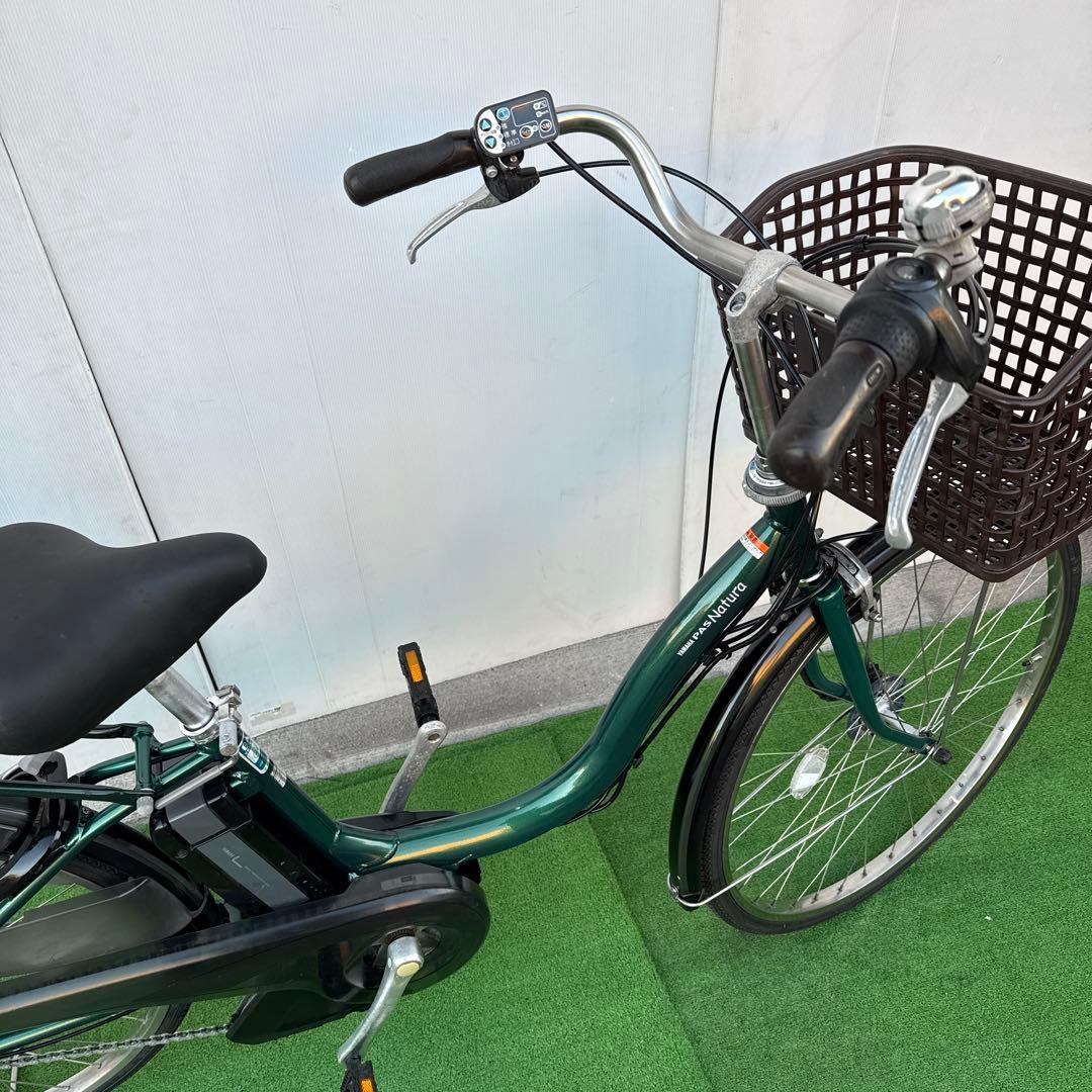 YAMAHAヤマハ電動アシスト自転車26インチ8.9Ah グリーン