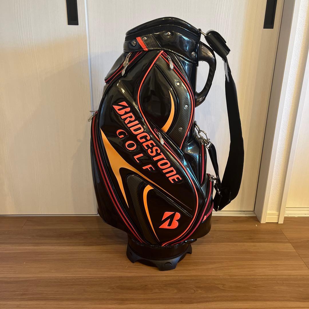 BRIDGESTONE GOLF ゴルフバッグ ブラック/オレンジ