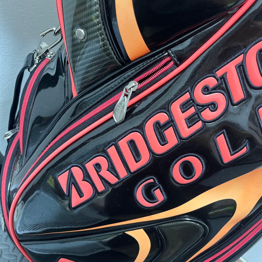 BRIDGESTONE GOLF ゴルフバッグ ブラック/オレンジ