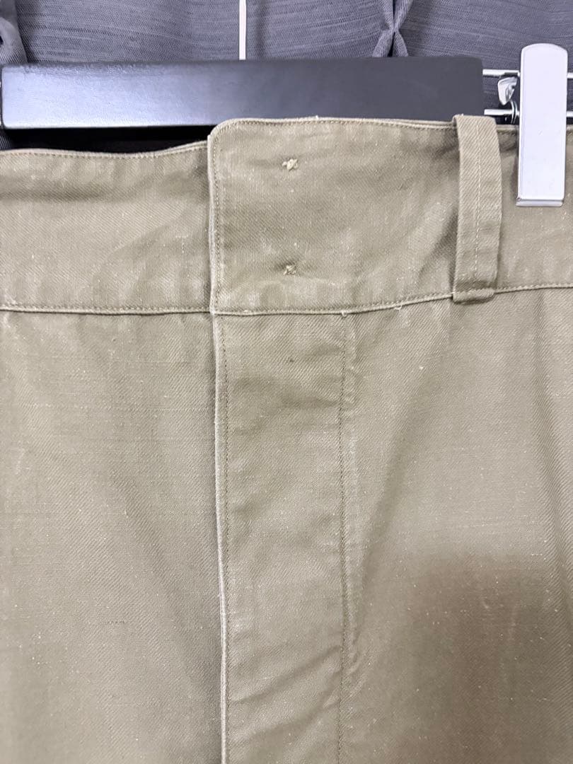 「希少」フランス軍M47 前期 コットンツイル カーゴパンツ 35サイズ