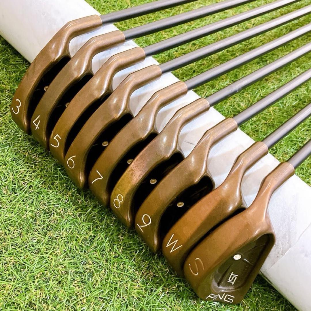 超希少 PING ISI ベリリウムカッパー ピン メンズアイアン 9本 純正