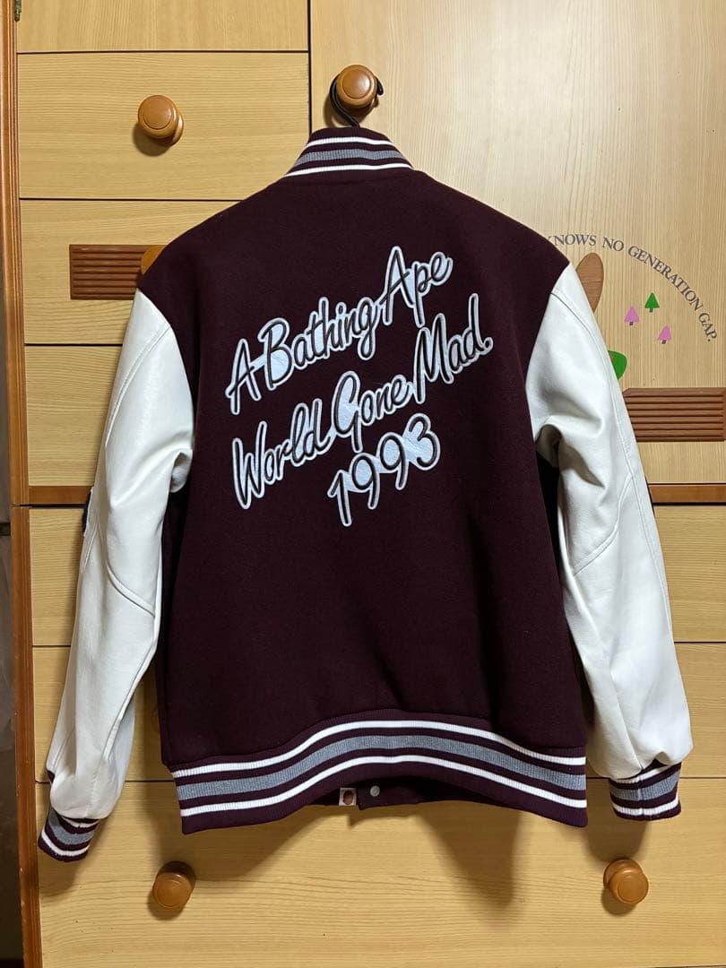 G*様 A Bathing Ape World Gone Mad スタジャン 極