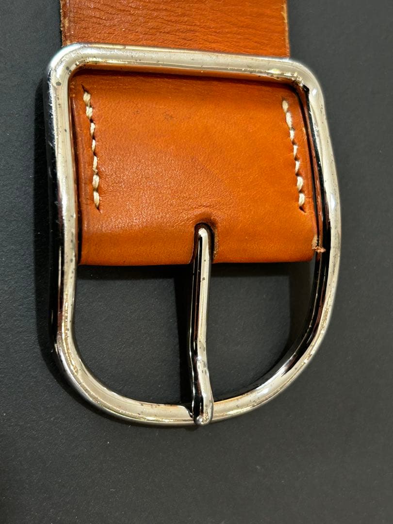 HERMES マルジェラ期 アピⅡ GM レザー ブレスレット vintage