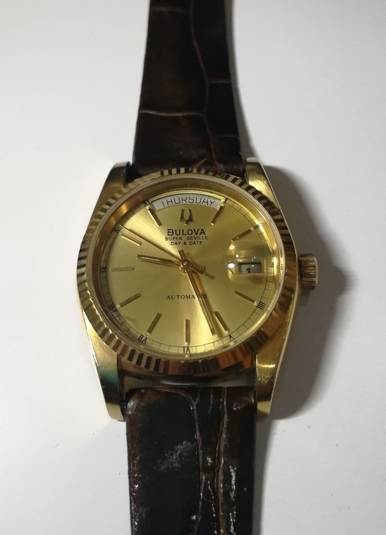 nskz様専用販売 ブローバ スーパーセビル デイデイト eta2834-2 - メルカリ