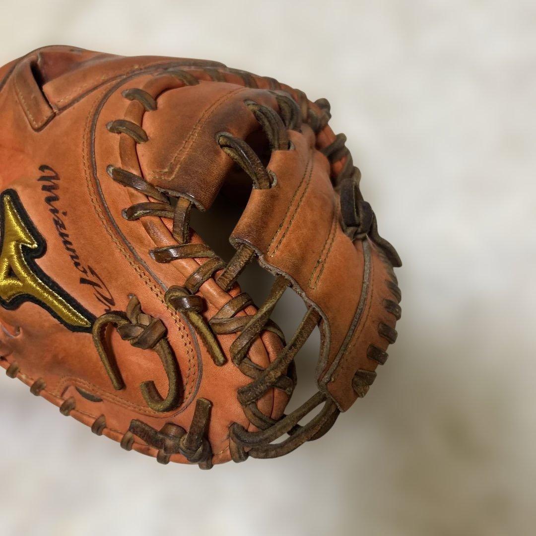 良品】ミズノプロ キャッチャーミット 硬式 オレンジ SDT-183 - メルカリ