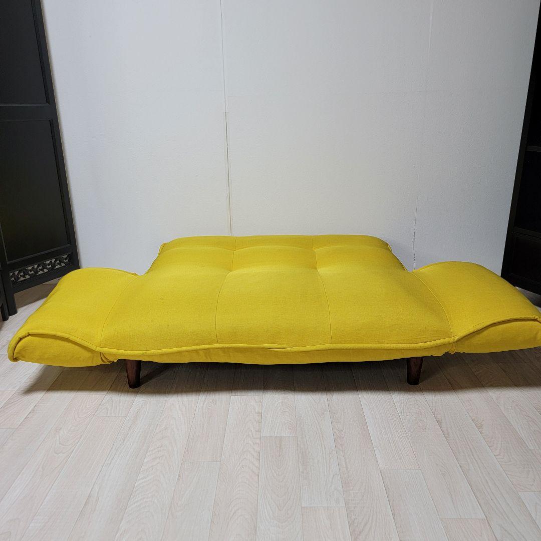 セルタン　カウチソファ 2人掛け「KAN」 ダリアンマスタード