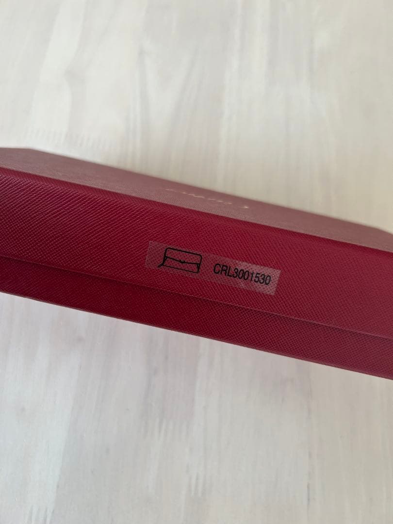 Cartier C ドゥ 長財布 ボルドー ラウンドファスナー ロングウォレット