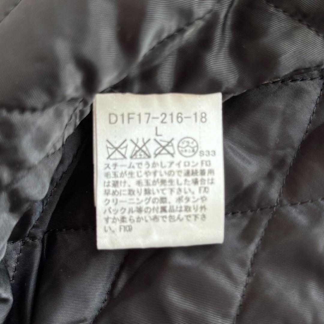 極美品 BURBERRY BLACK LABEL チェック ダッフルコート 中綿