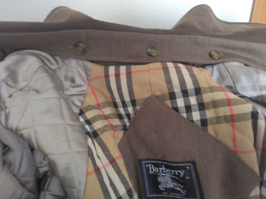 Burberry ステンカラーコート ブラウン