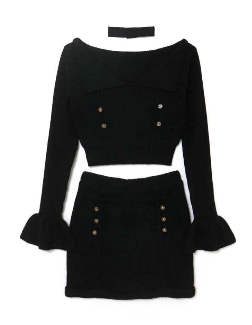 andmary フローラ　ニット　セットアップ