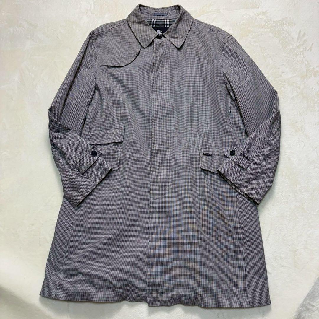 【大人気】バーバリーブラックレーベル スプリングコート 千鳥柄 ノバチェック