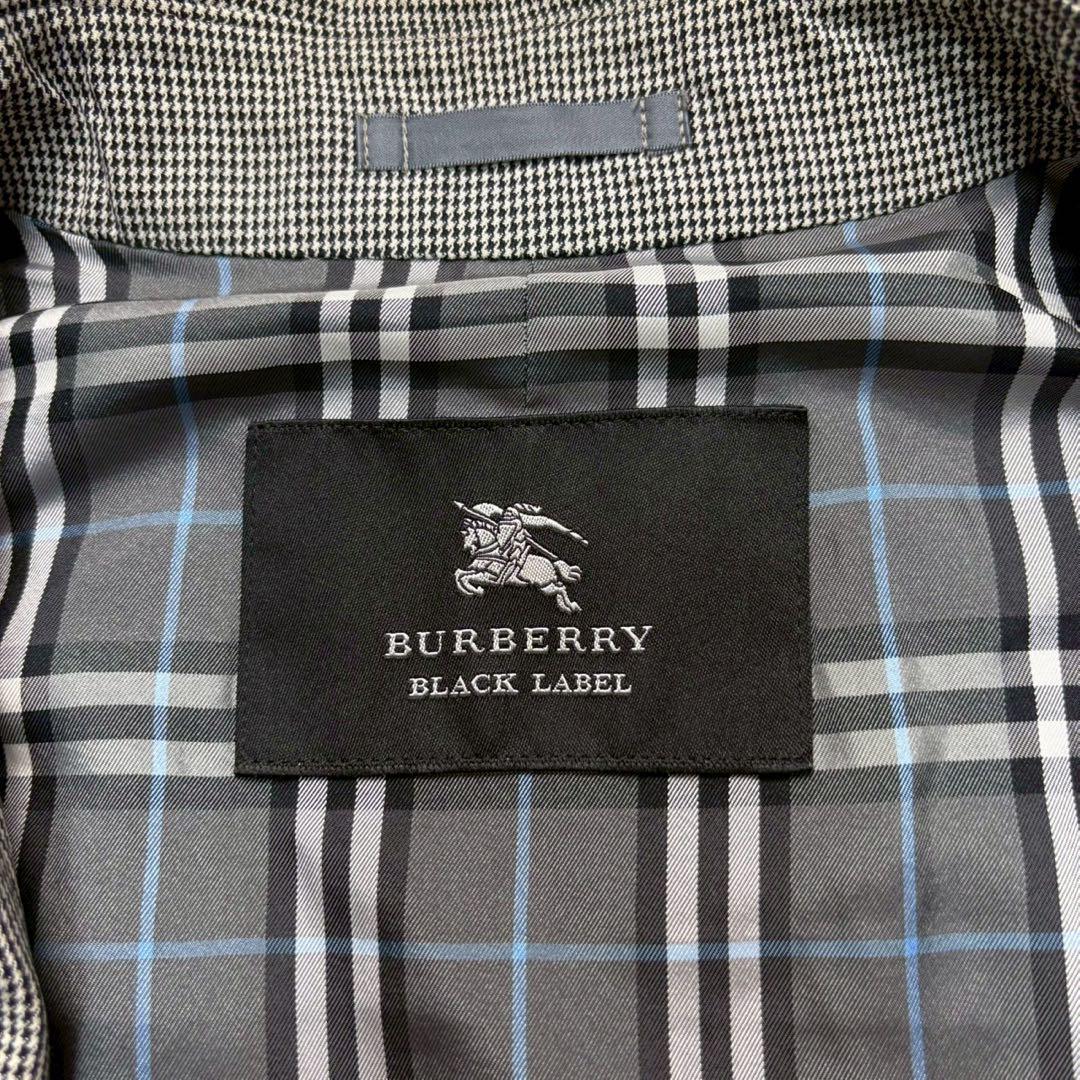 【大人気】バーバリーブラックレーベル スプリングコート 千鳥柄 ノバチェック