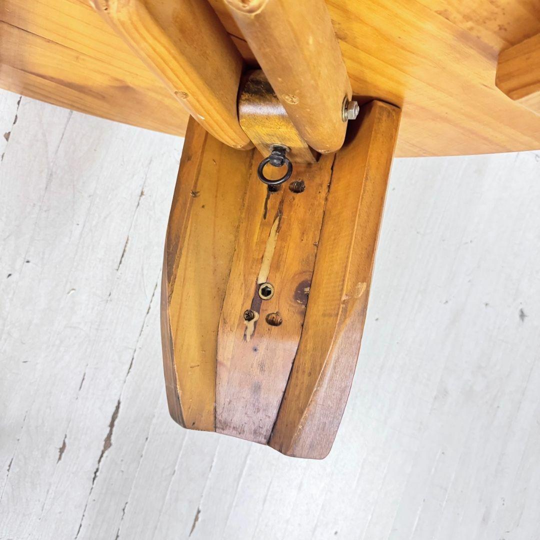 専用　24635 座卓　ちゃぶ台　円形ローテーブル　昭和 レトロ