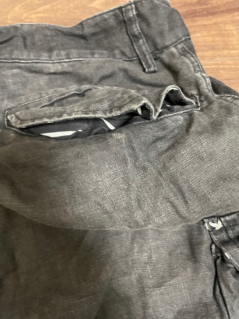 ケムリ kmrii ショーツ　レザー紐　y2k 激レア　クロップドパンツ