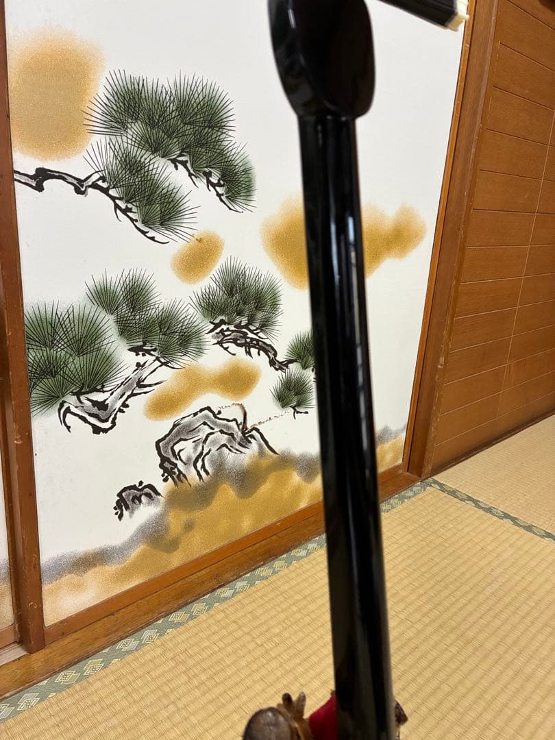 沖縄三線！貴重！知念大工型！本蛇皮！本張り！【一枚張り】⑥⑭