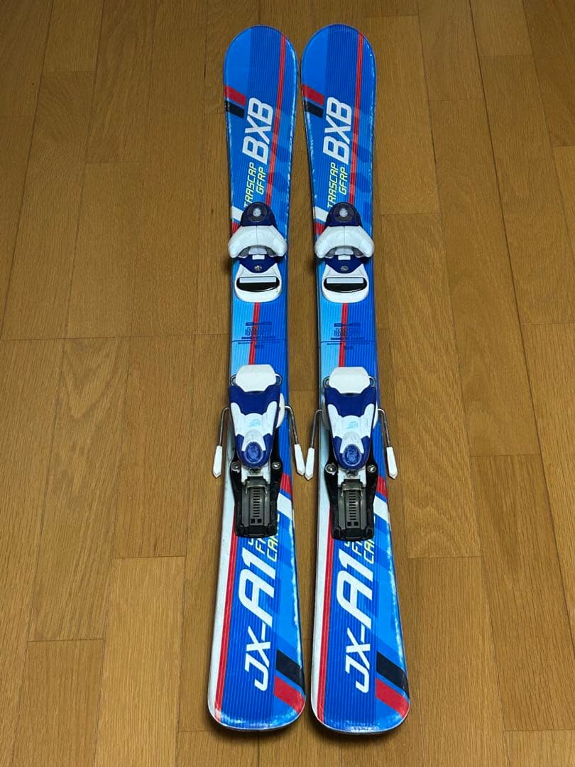 子供スキーセット(板、ビンディング、靴、ストック) ボーゲン補助