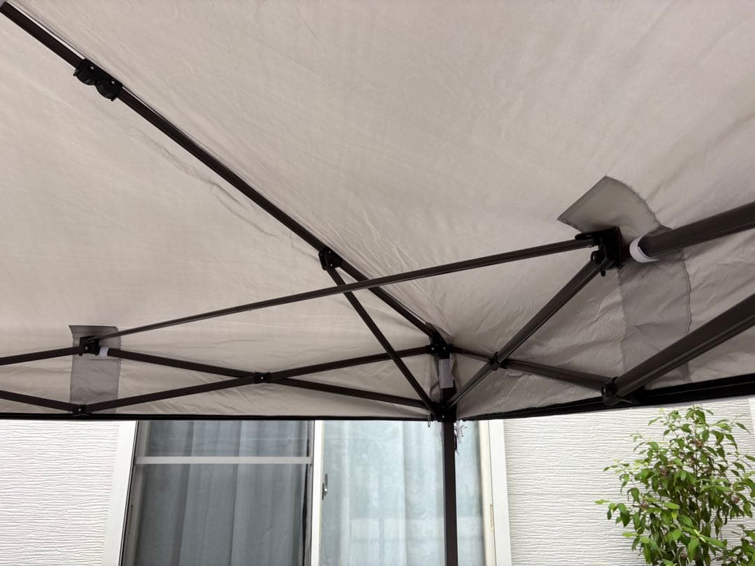 FIELD DOOR ワンタッチタープ　ベージュ タープ 3.0m x 3.0m