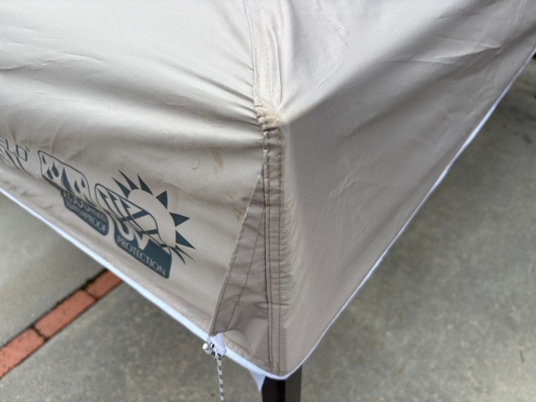 FIELD DOOR ワンタッチタープ　ベージュ タープ 3.0m x 3.0m