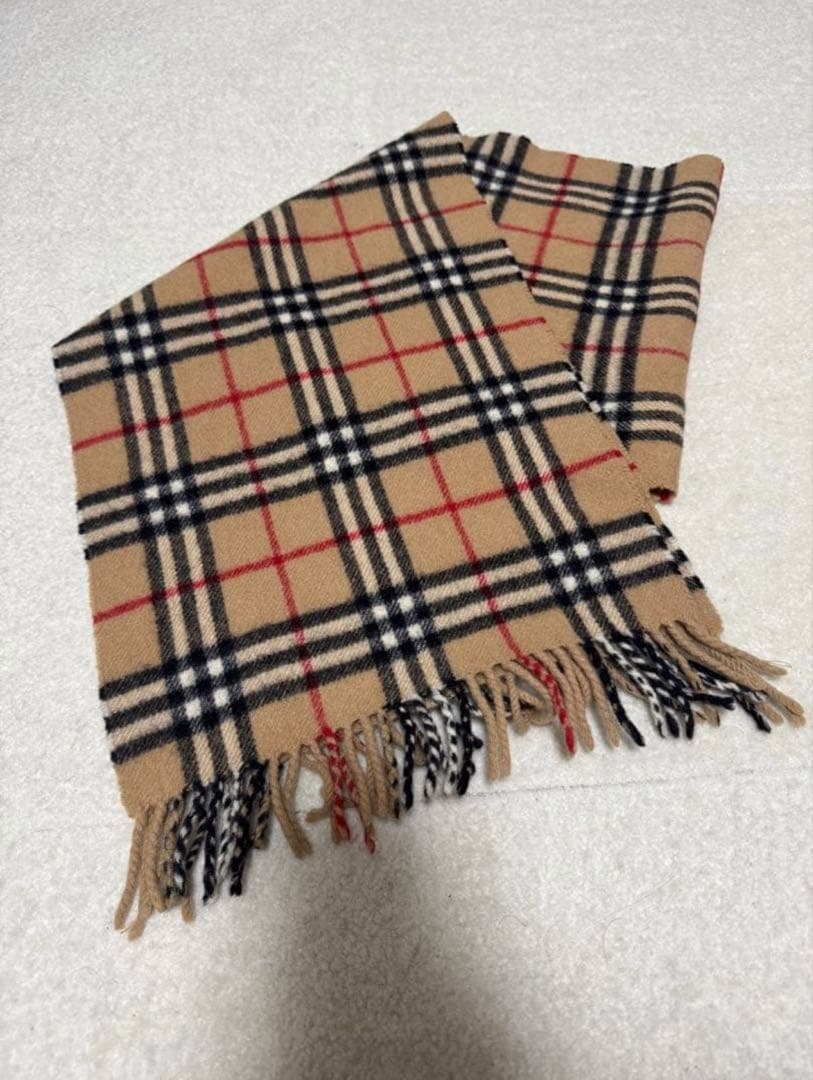 Burberrys バーバリー マフラー ラムウール ノバチェック ビンテージ