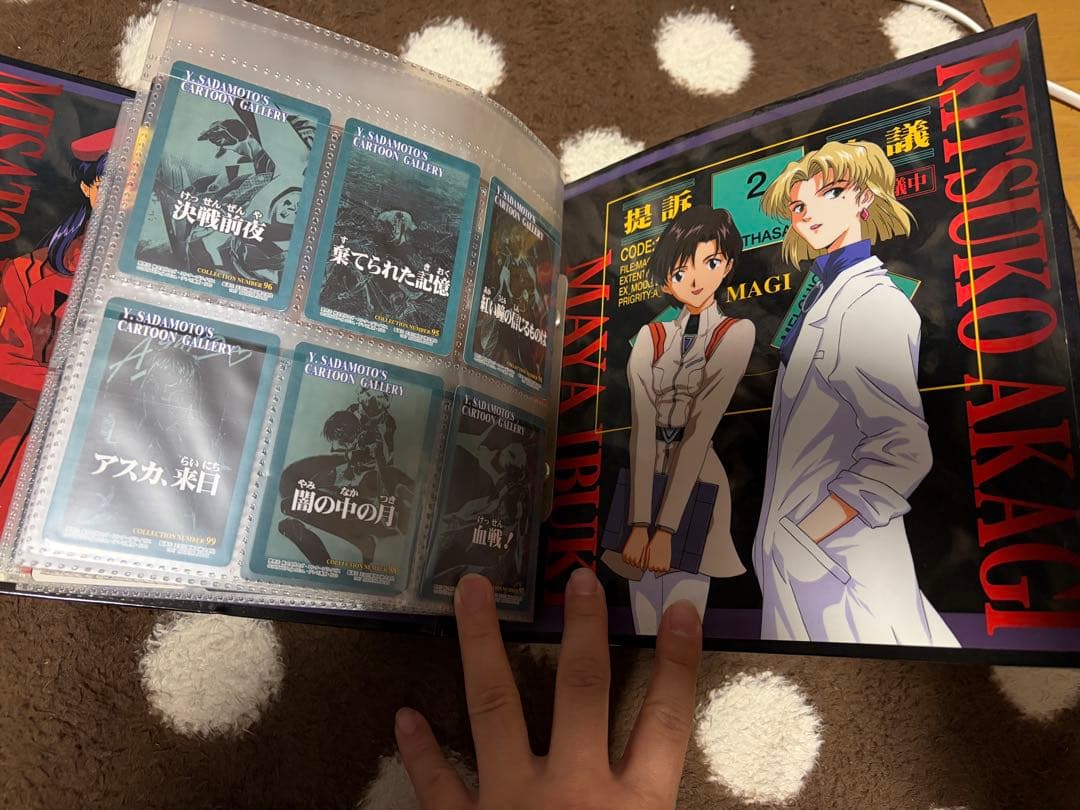 M*e様 新世紀エヴァンゲリオン カードダス　下敷き