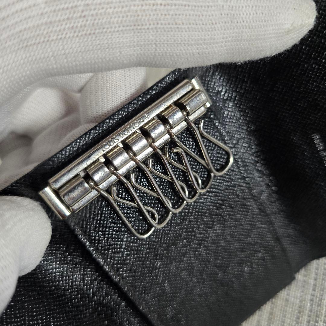 ルイヴィトン　ダミエ　グラフィット ミュルティクレ6 キーケース 鍵 6連 黒