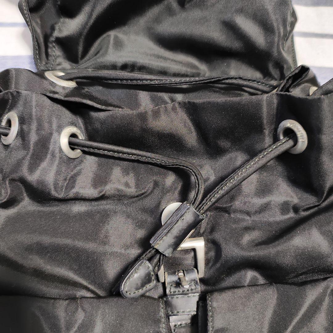 PRADA ブラック ナイロン ミニバックパック