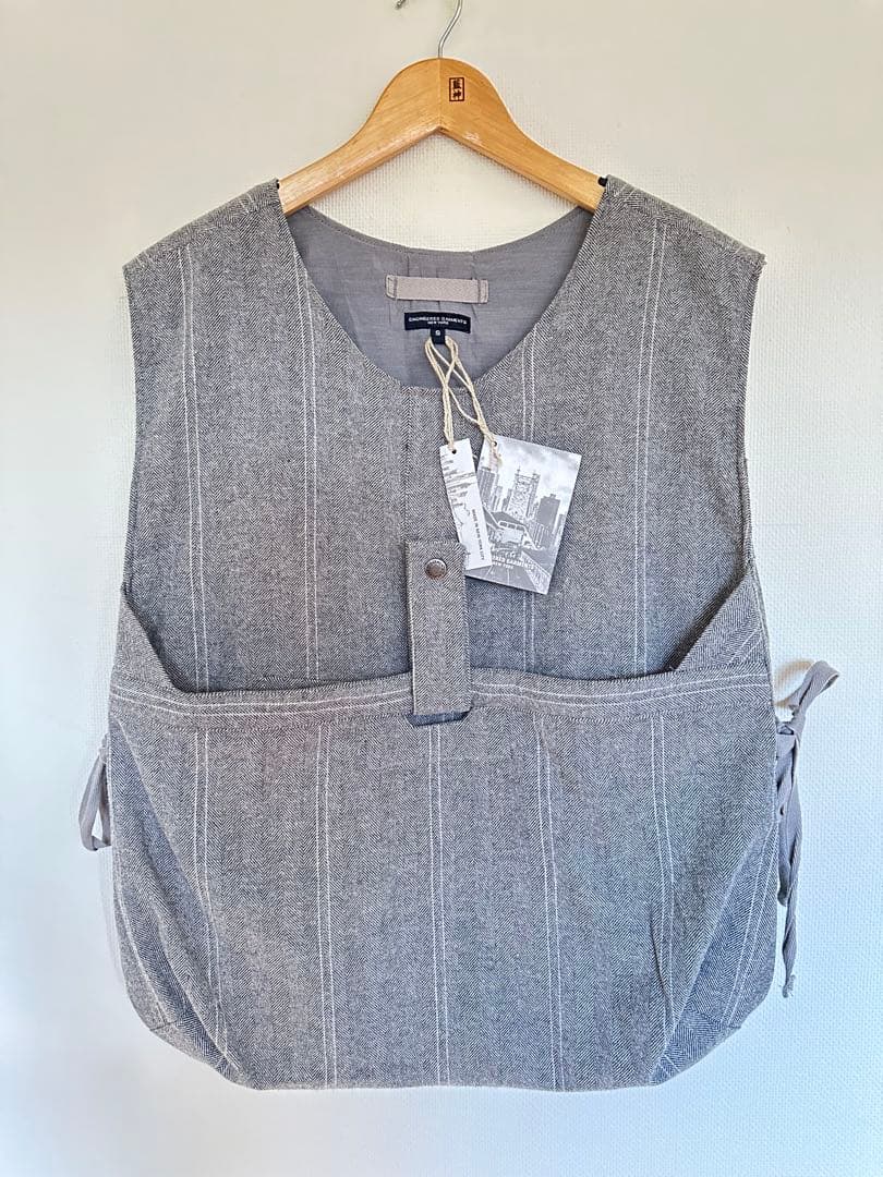 【極美品】25AW エンジニアードガーメンツ Newsboy Vest ベスト