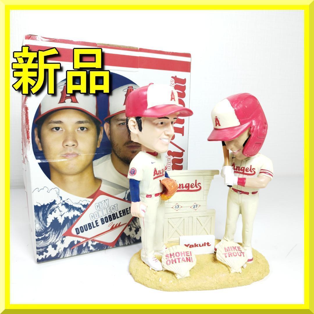 大谷翔平 マイク トラウト ボブルヘッド デュアル マイクトラウト フ