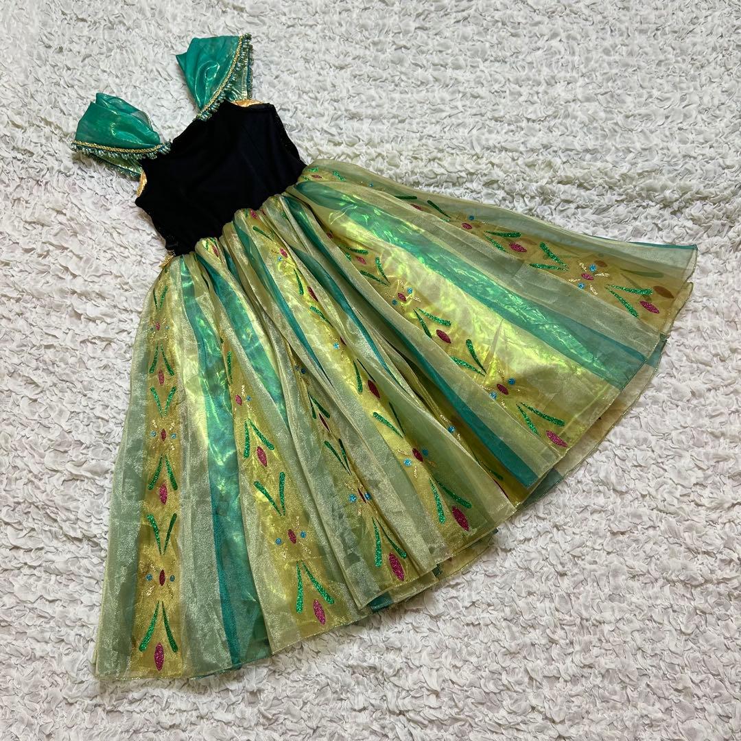 【公式】アナと雪の女王 戴冠式のドレスコスチューム サイズ110