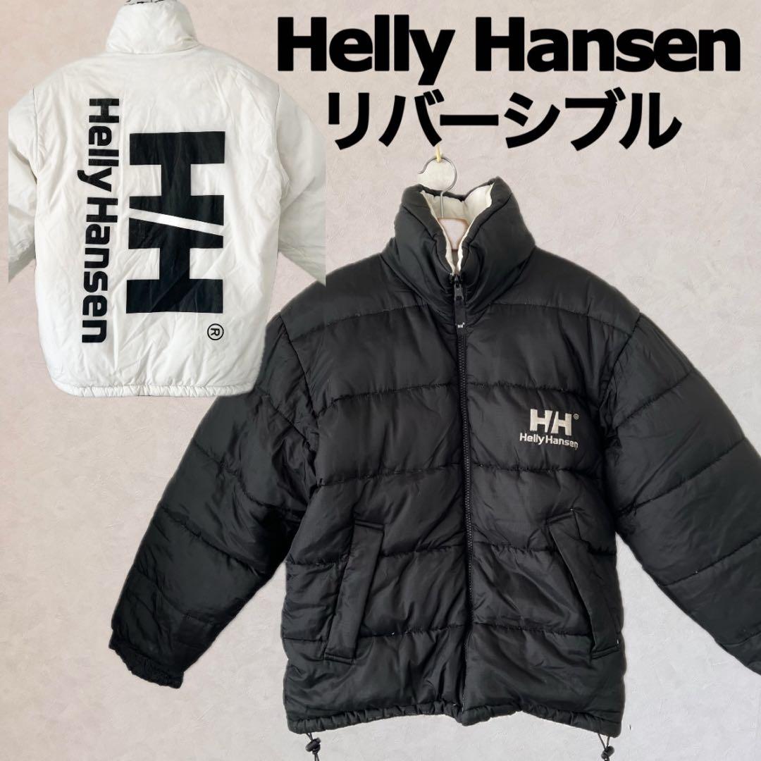 希少vintage 90s ヘリーハンセン リバーシブル ダウンジャケット 肉厚