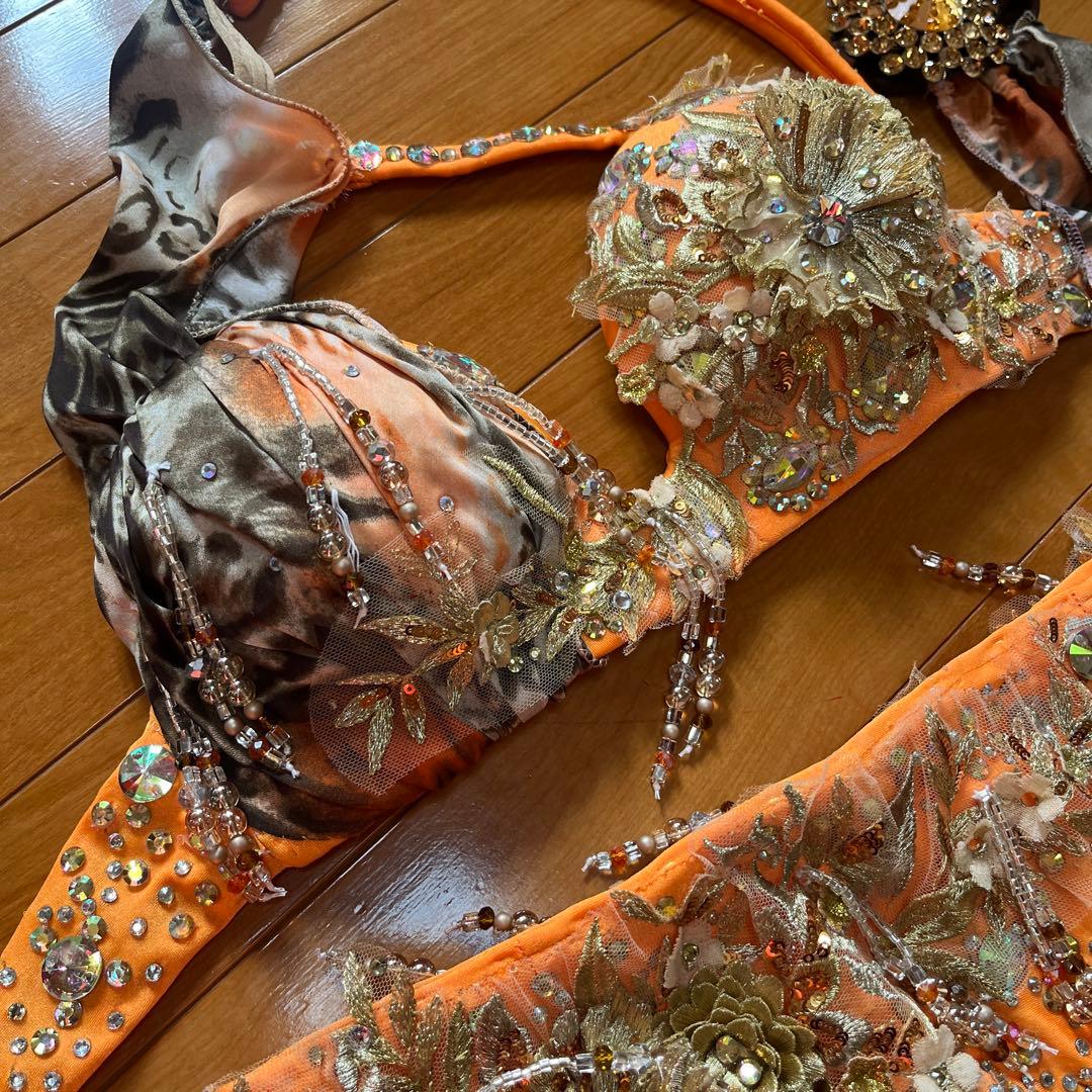 オレンジ ベリーダンス セットアップ