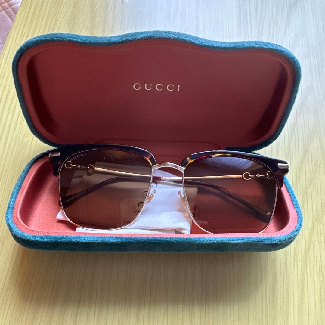 オンライン 通販ファッション - GUCCI ブラウン サングラス ケース付き