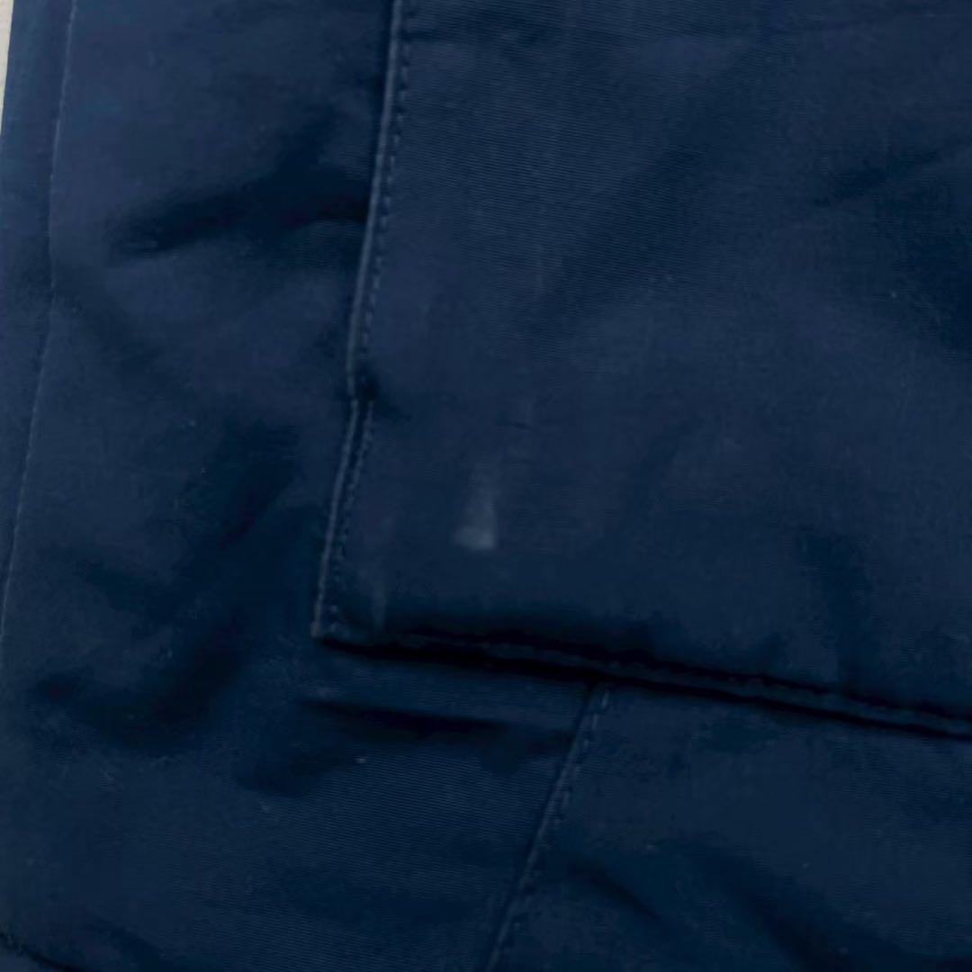 人気　ノースフェイス　ダウンジャケット　メンズ　Ｍ　マクマード　ネイビー　刺繍