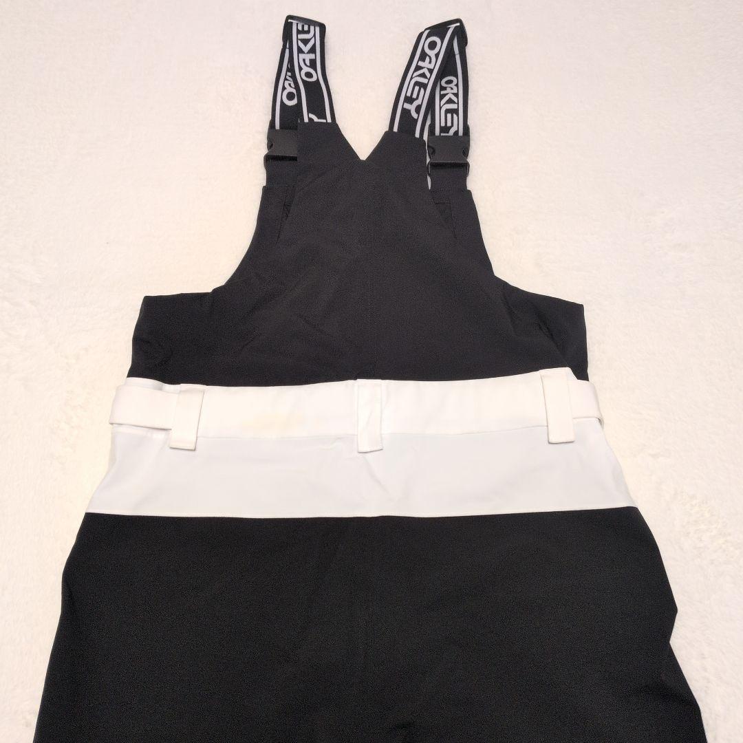 OAKLEY スノーボード ウェア TNPシェル ビブパンツ 黒×白 M