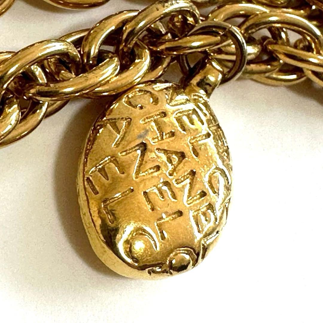 CHANEL 美品✨シャネル ３連チェーン ブレスレット　ゴールド