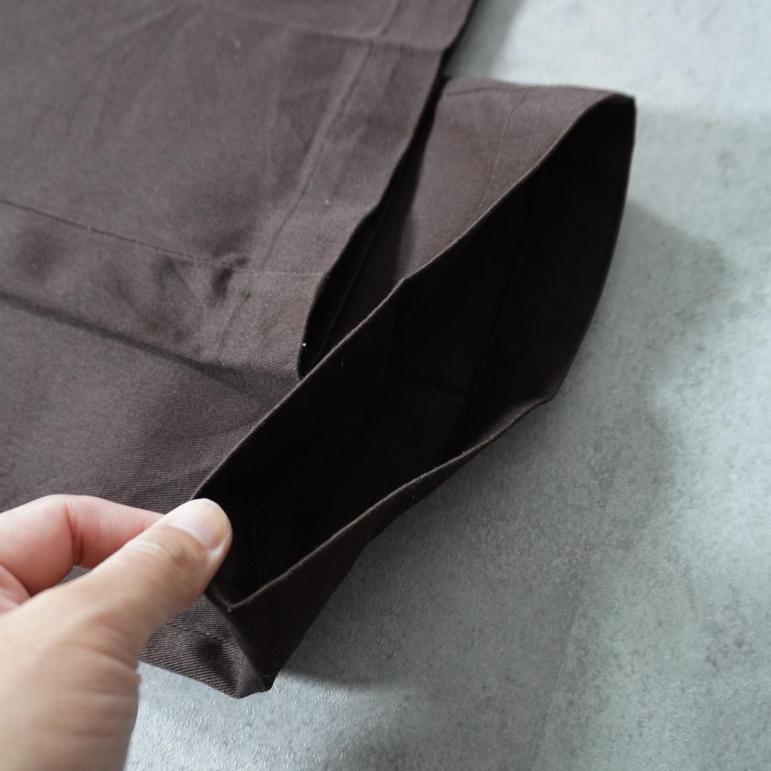 80sUSA製Dickies874ワークパンツ42タロン チビタグ ブラウン古着