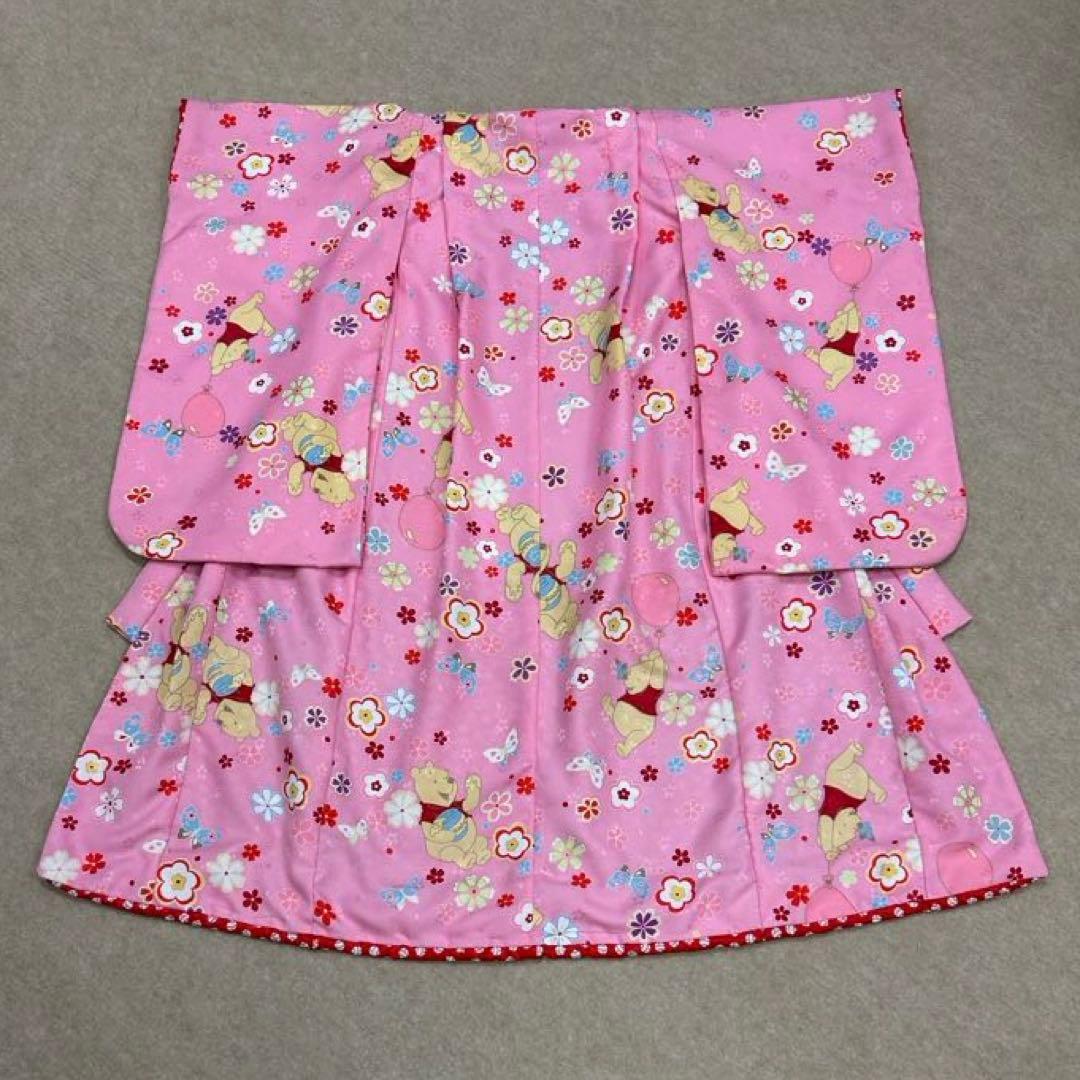 ぺんこ　3才　七五三　ディズニー　プーさん着物セット