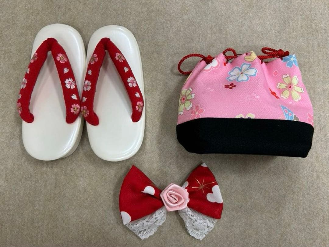 ぺんこ　3才　七五三　ディズニー　プーさん着物セット