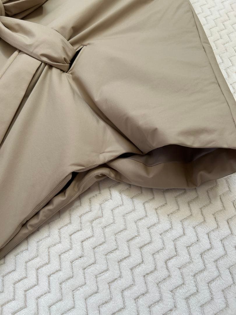 ★TOMORROWLAND ★パデットツイル ベルテッドポンチョ　ベージュ