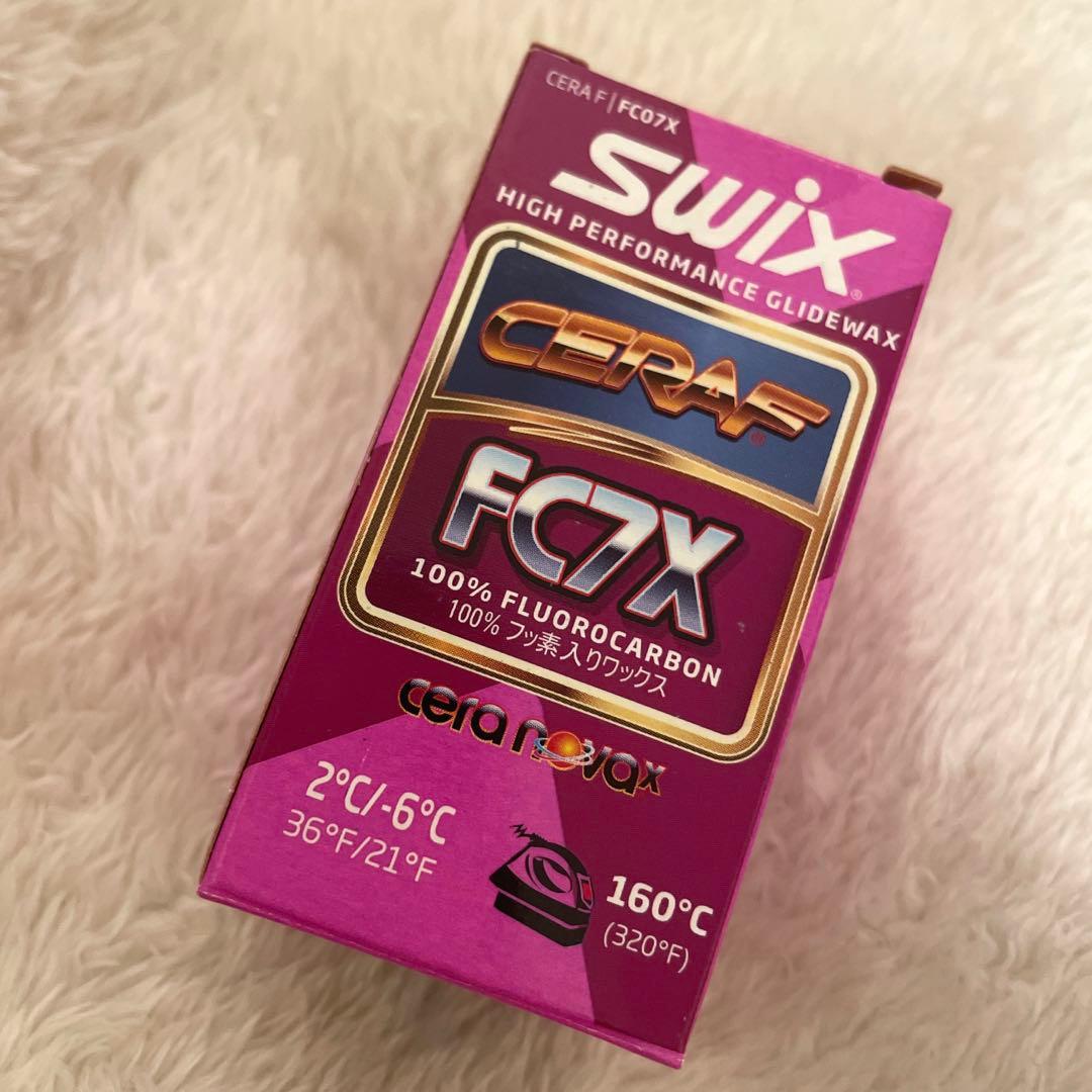 Swix CERAF FC7X 100% フッ素入りワックス グライドワックス