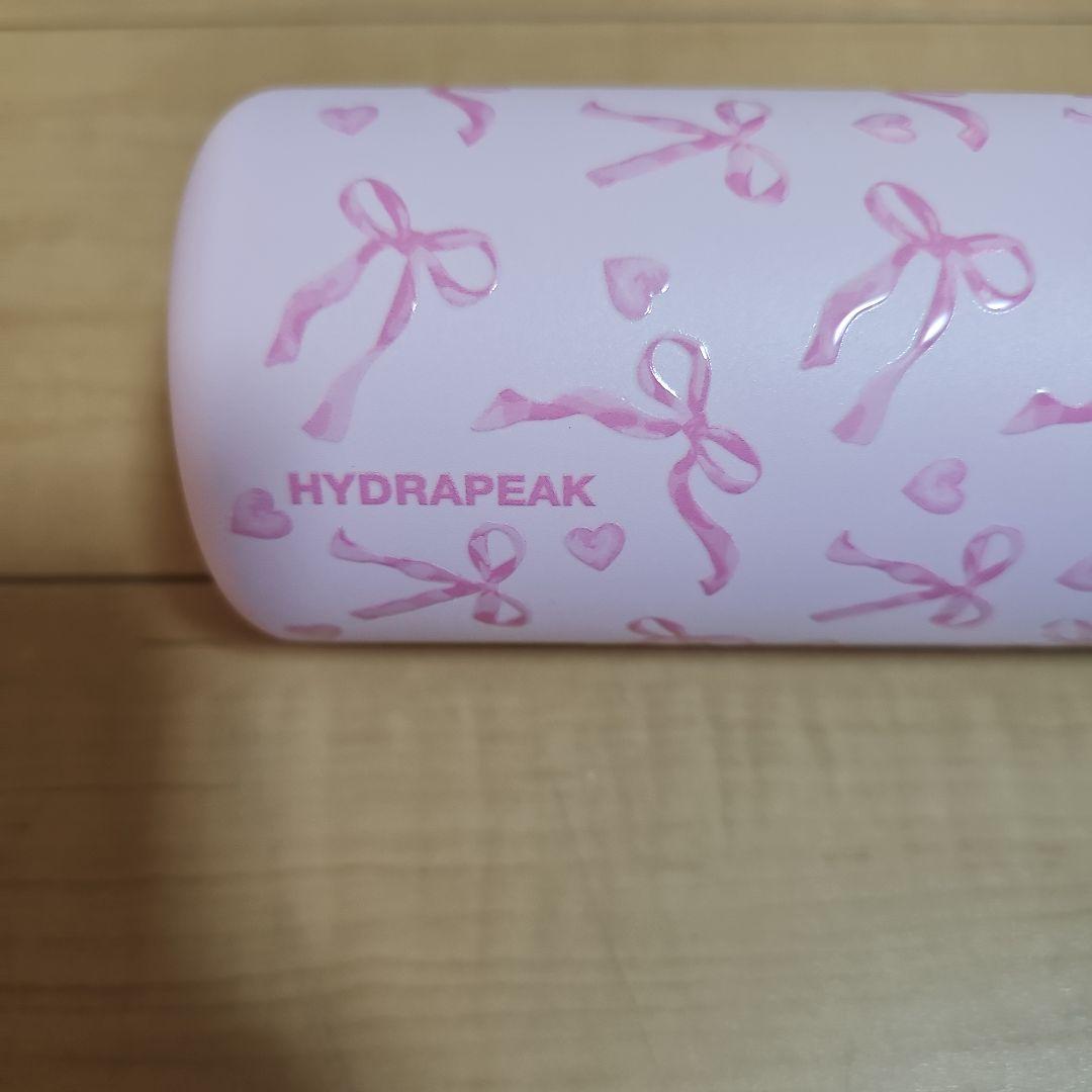 HYDRAPEAK 水筒 ピンク リボンデザイン 591ml